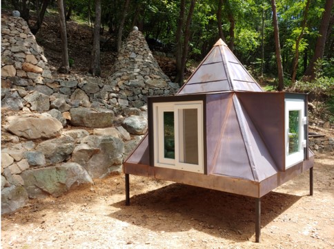 명상 피라미드 제작 이미지